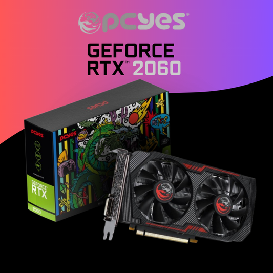 Placa de Vídeo PCYes NVIDIA GeForce RTX 2060 6GB GDDR6
