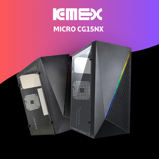 Gabinete Gamer K-Mex Micro, Preto, S/fonte - CG15NX