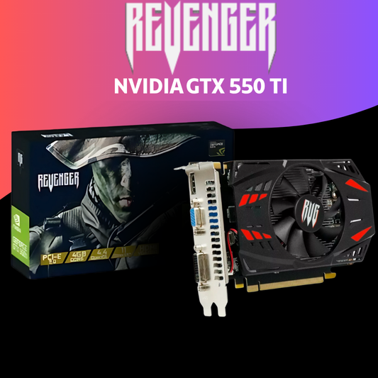 Placa de Vídeo Gamer 4GB GDDR5 GTX 550 Ti PCI Express 2.0 HDMI VGA