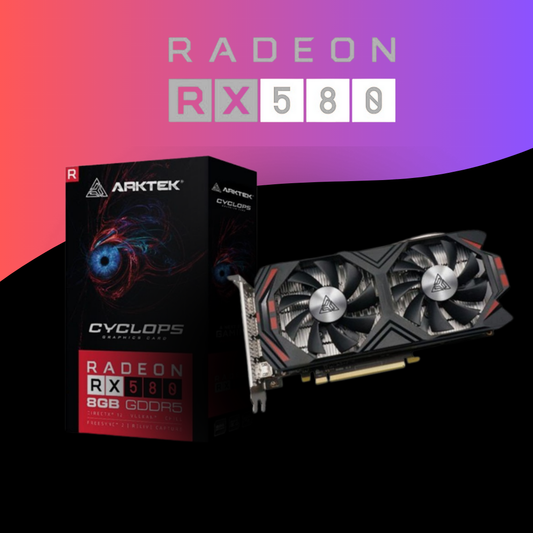 Placa de Vídeo Gamer AMD Radeon RX 580 GDDR5 8G HDMI DP